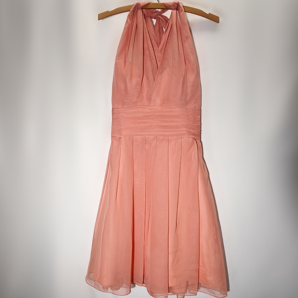 Peach Party Dress